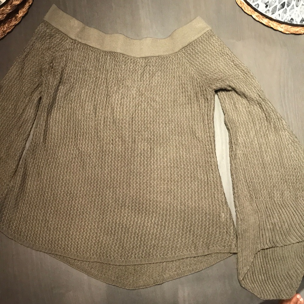 Off the shoulder sweater